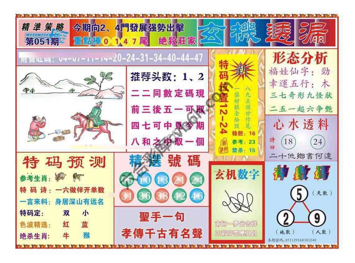 玄机透漏