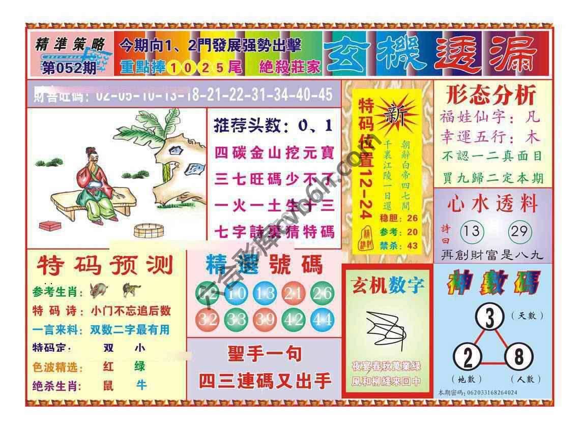 玄机透漏