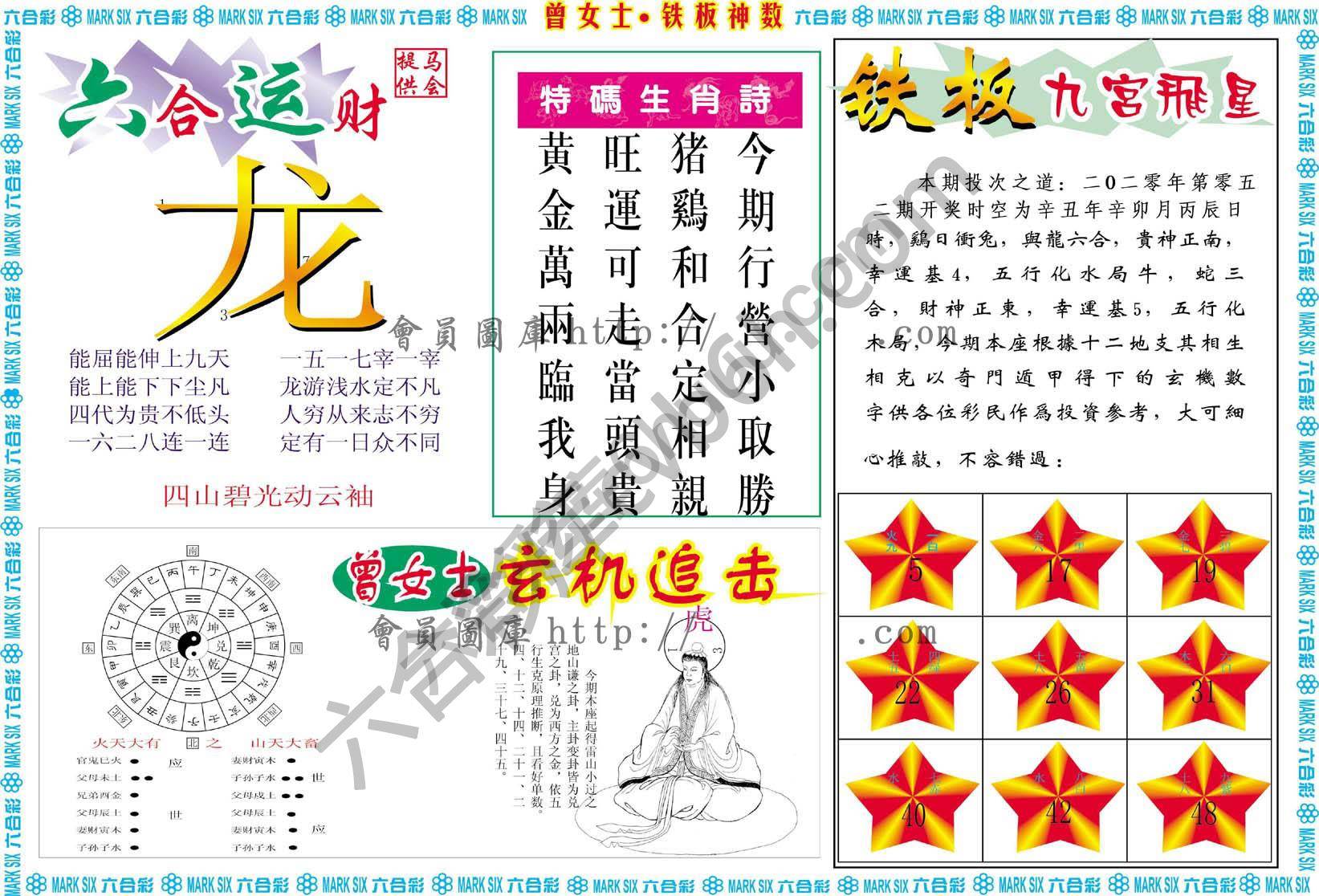 曾女士铁板神数