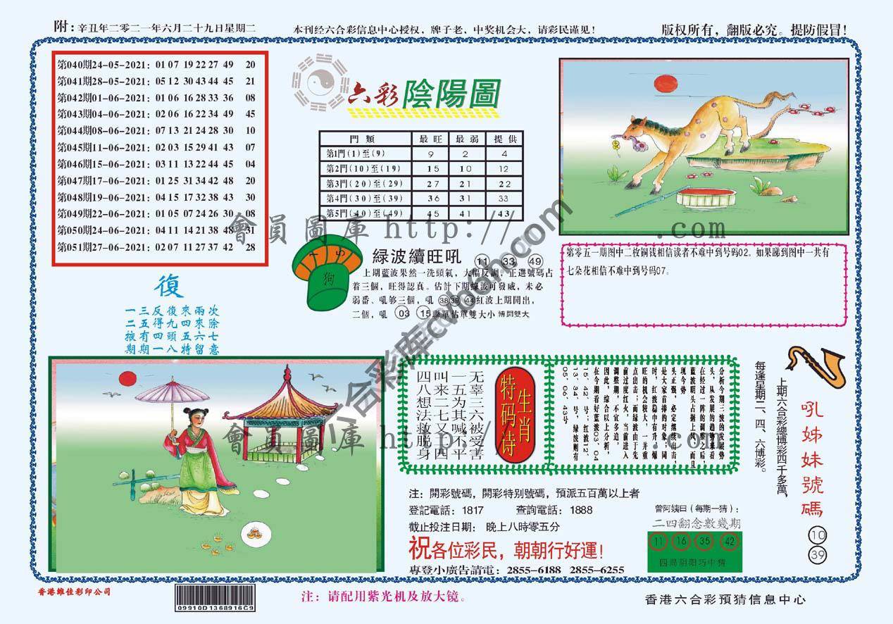六彩阴阳图