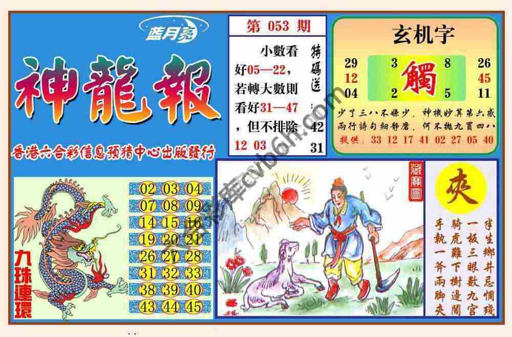 蓝月亮神龙报