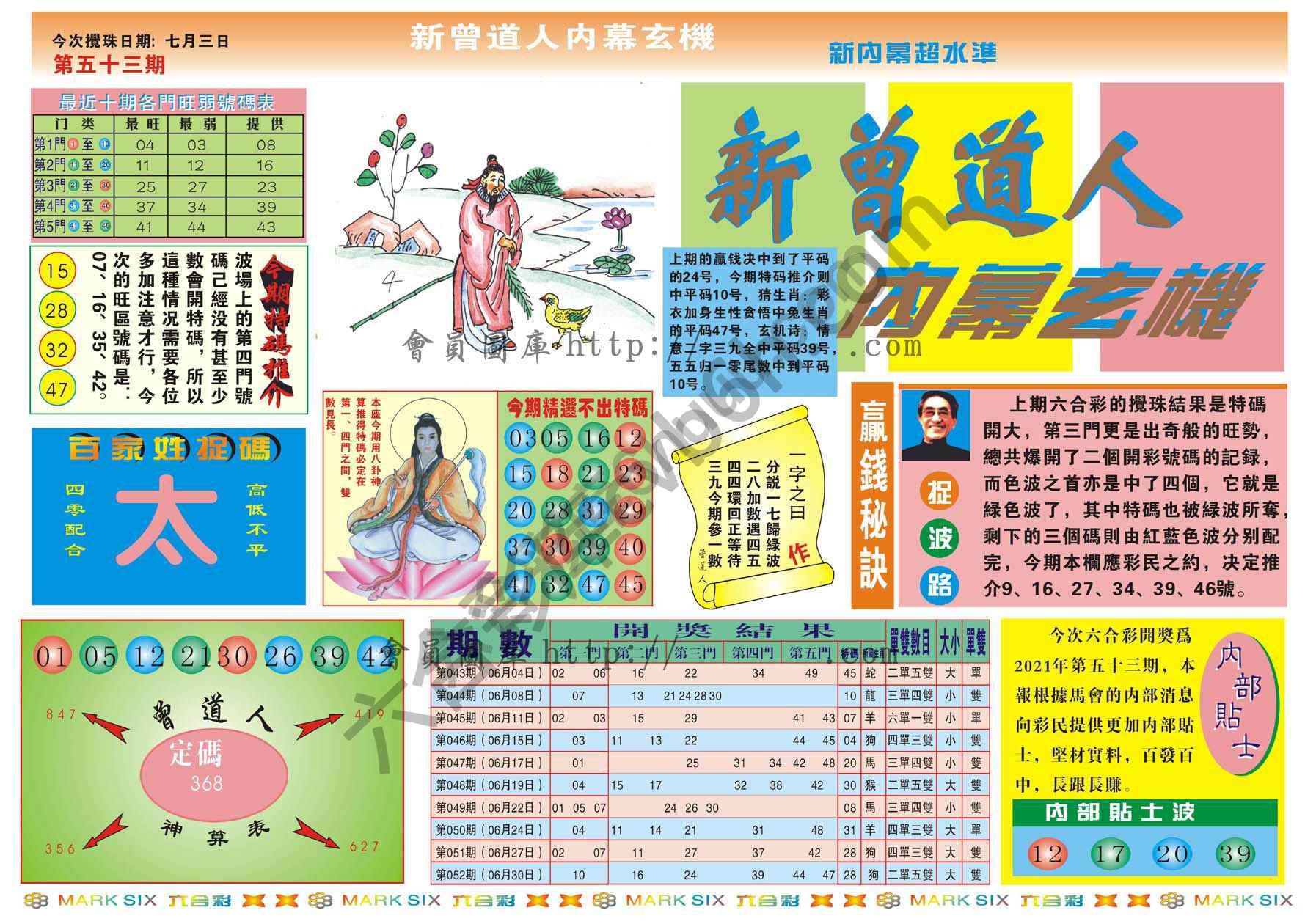 新曾道人内幕玄机