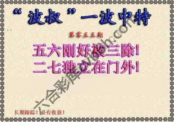 波叔一波中特