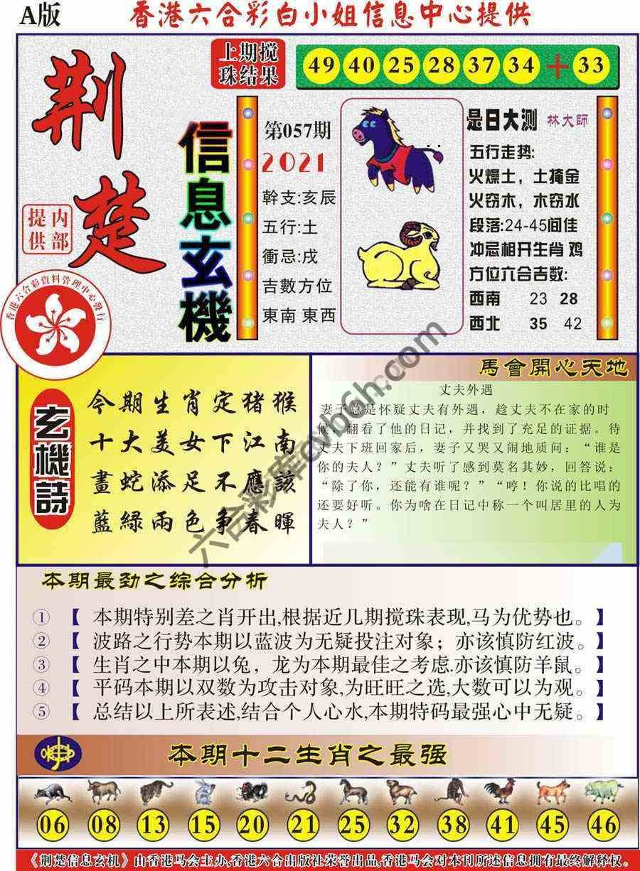 荆楚信息玄机