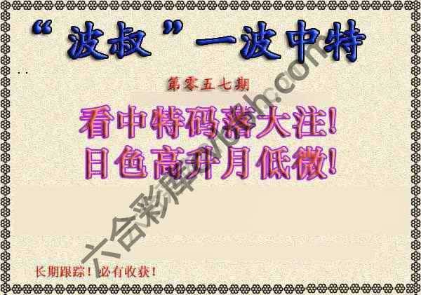 波叔一波中特