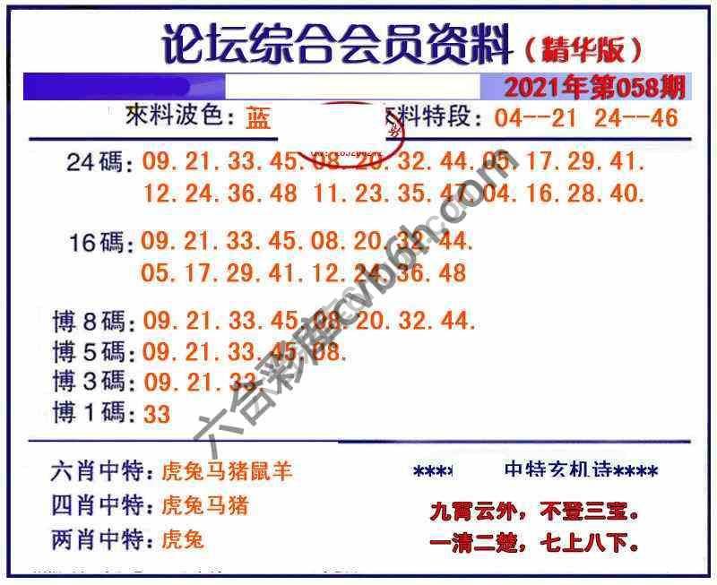 综合会员资料