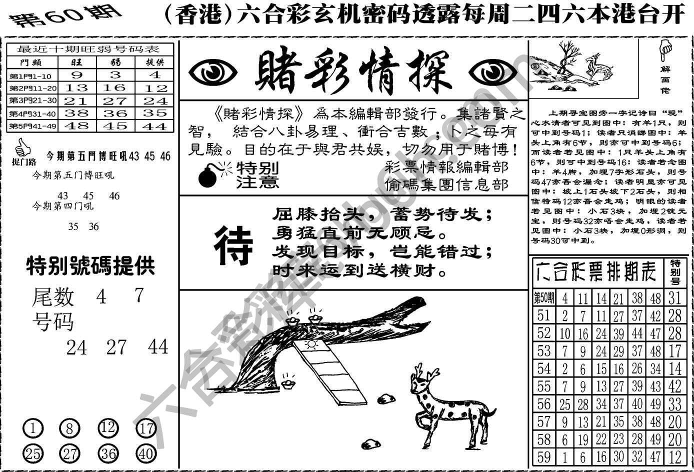 赌彩情探