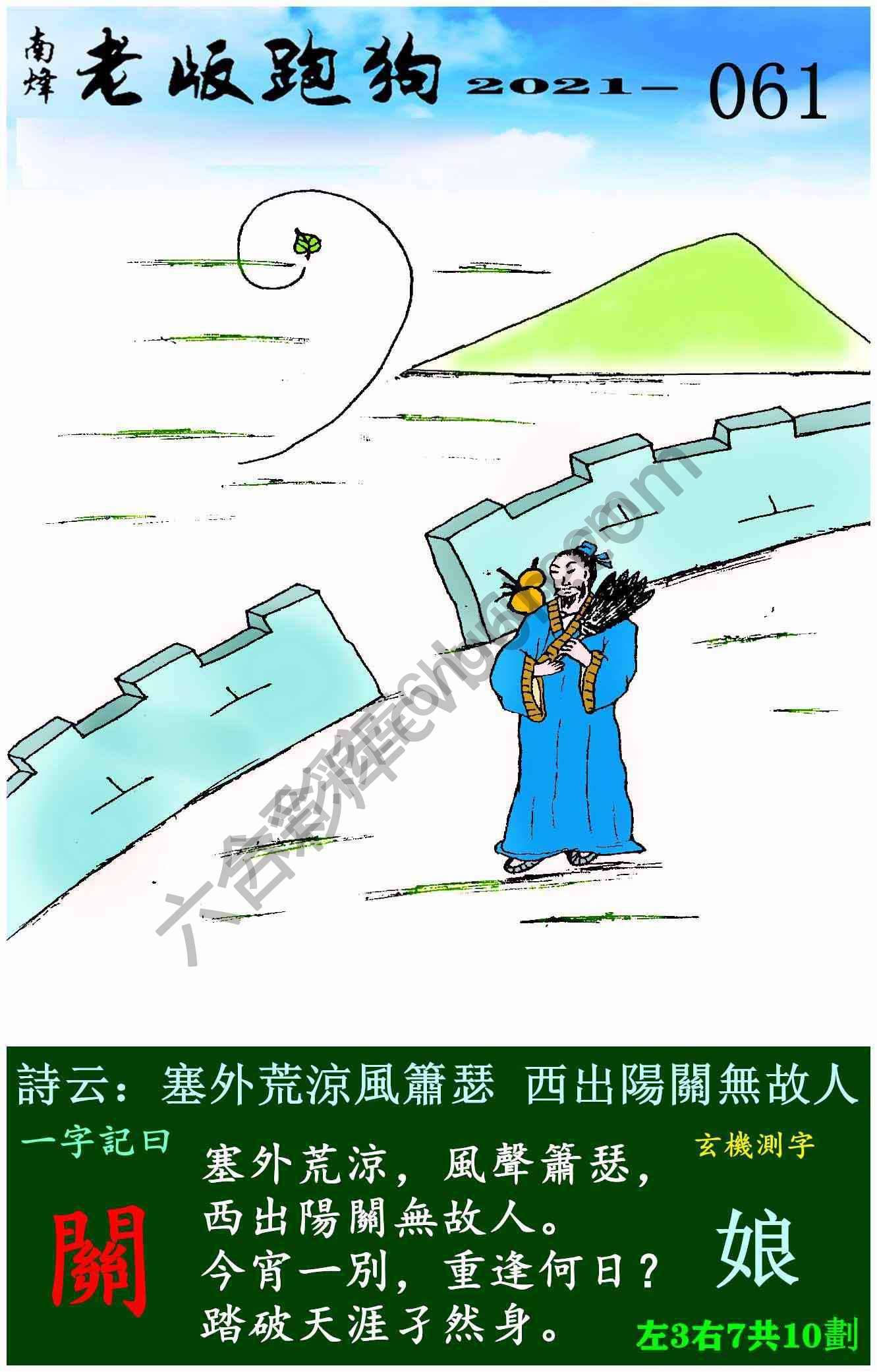 老版跑狗图