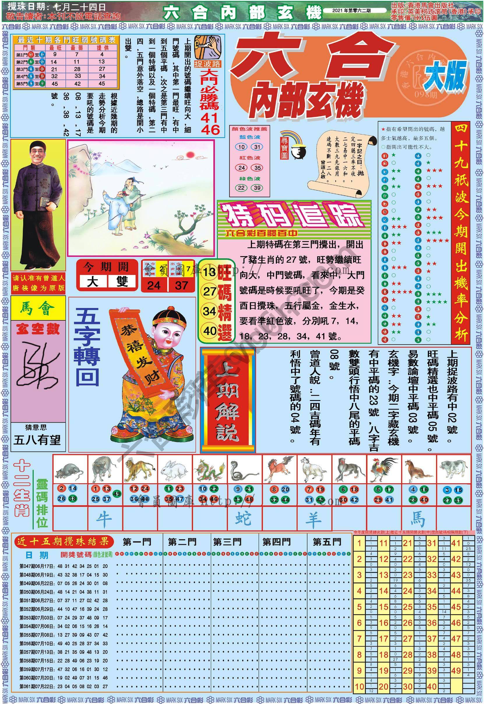 六合内部玄机
