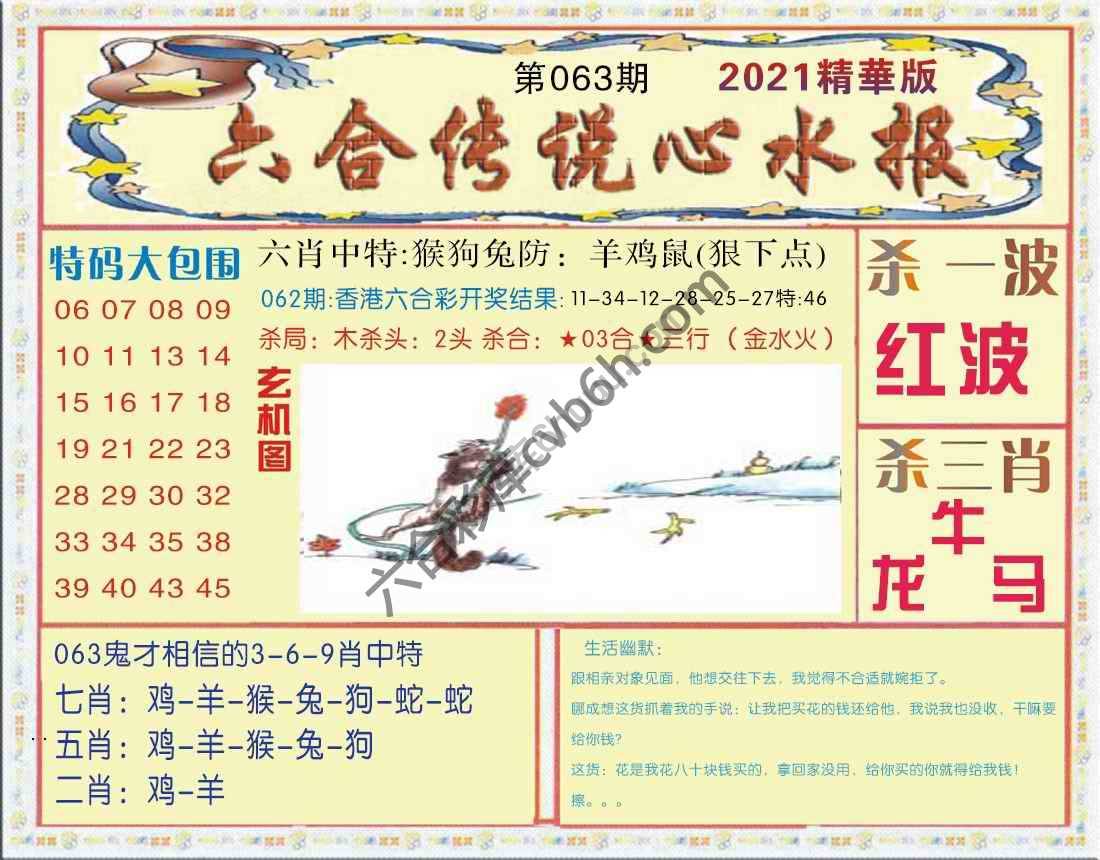 六合传说心水报