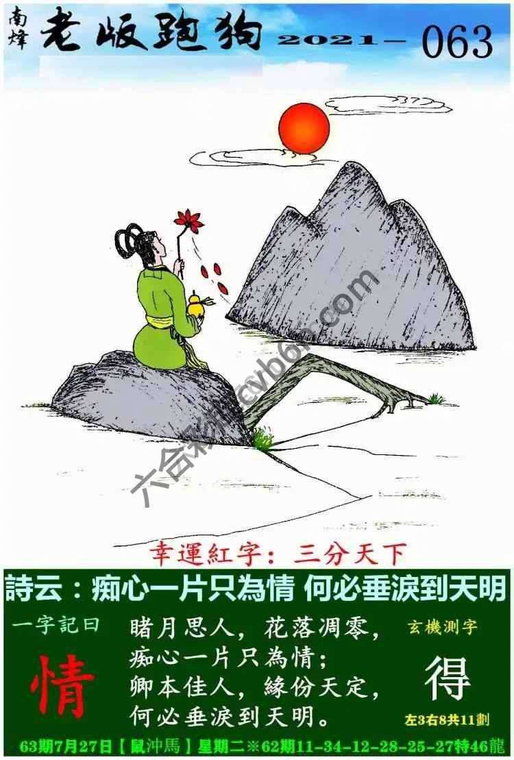 老版跑狗图