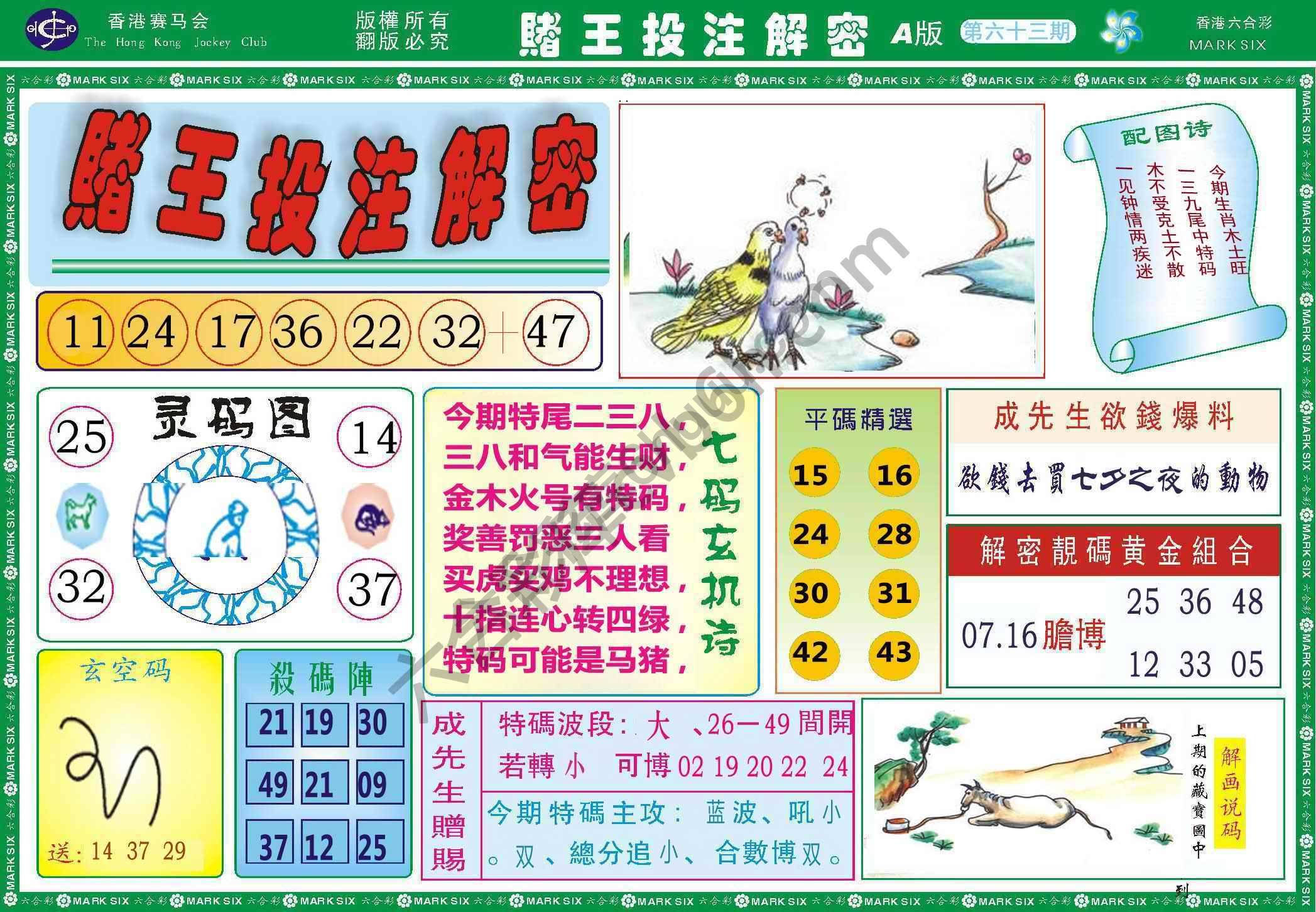 赌王投注解密