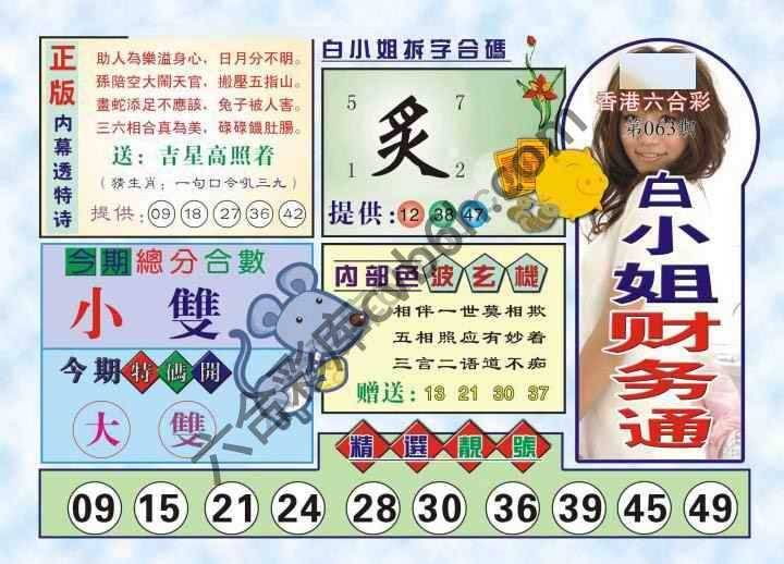 白小姐财务通