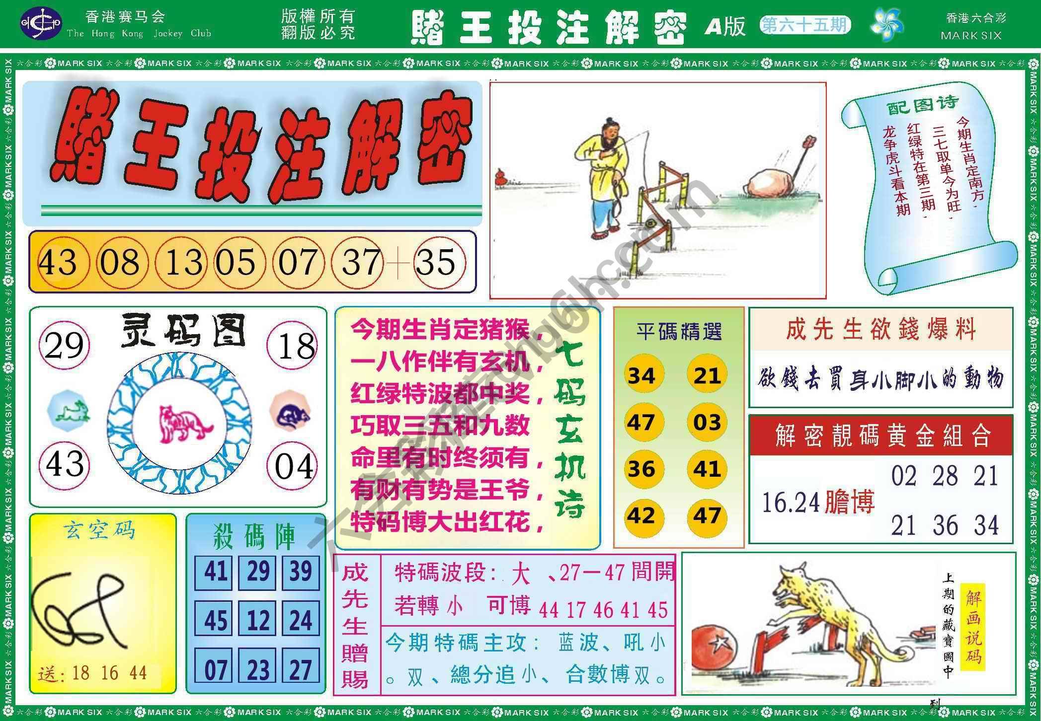 赌王投注解密