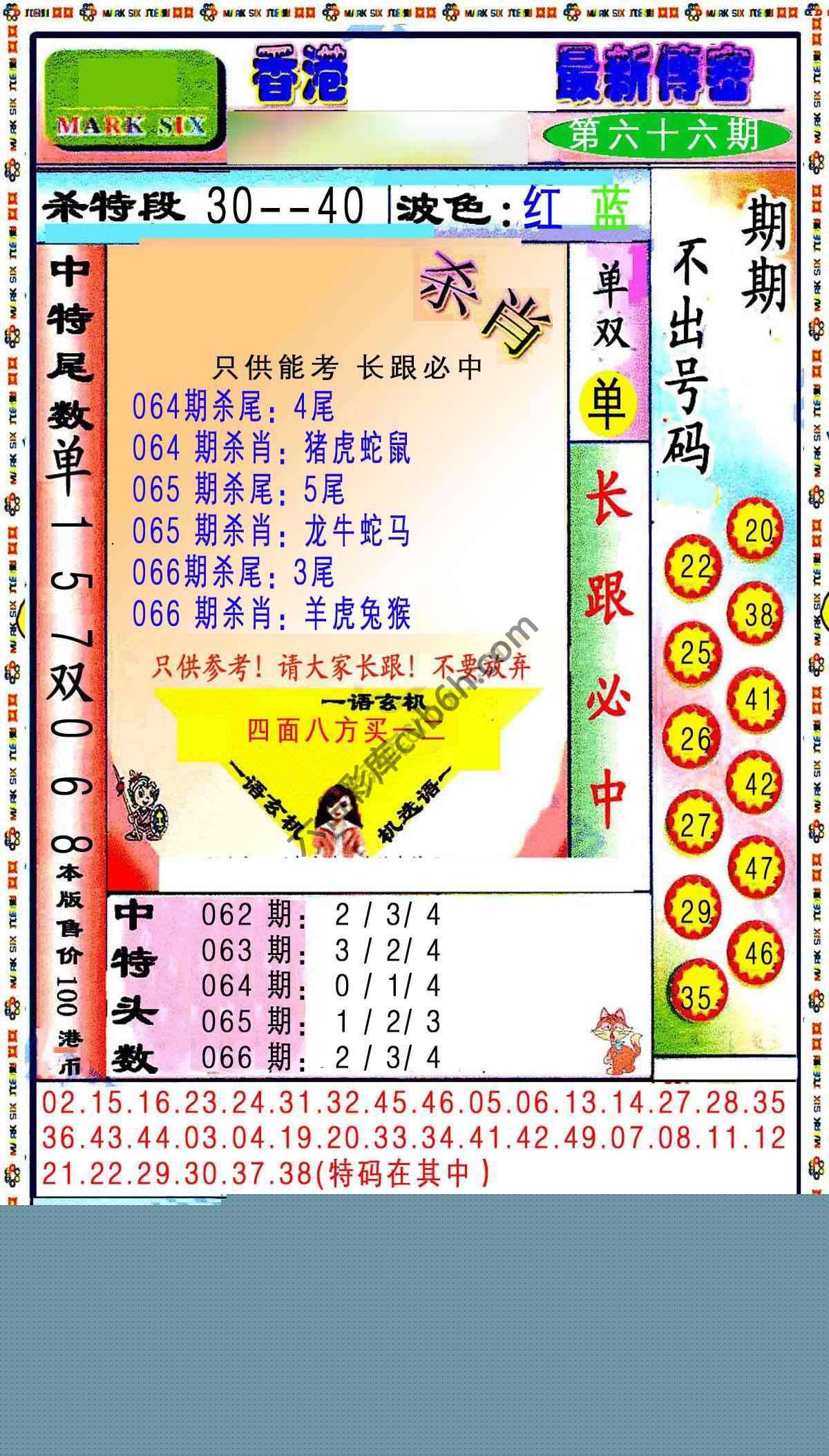 最新传密杀6肖