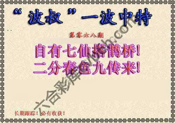 波叔一波中特