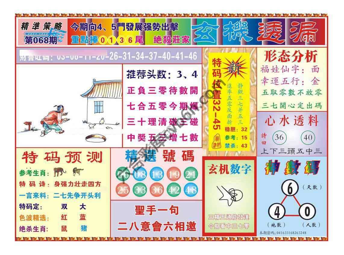 玄机透漏