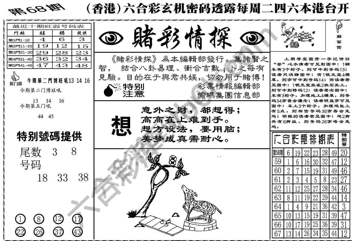 赌彩情探