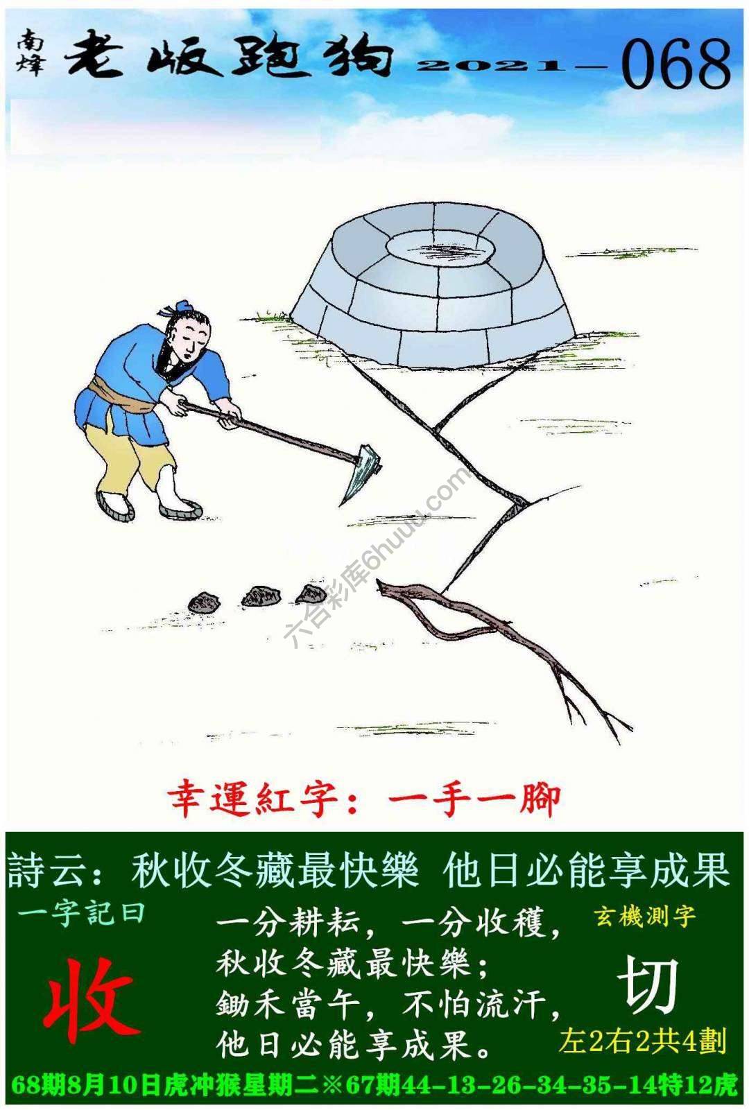 老版跑狗图
