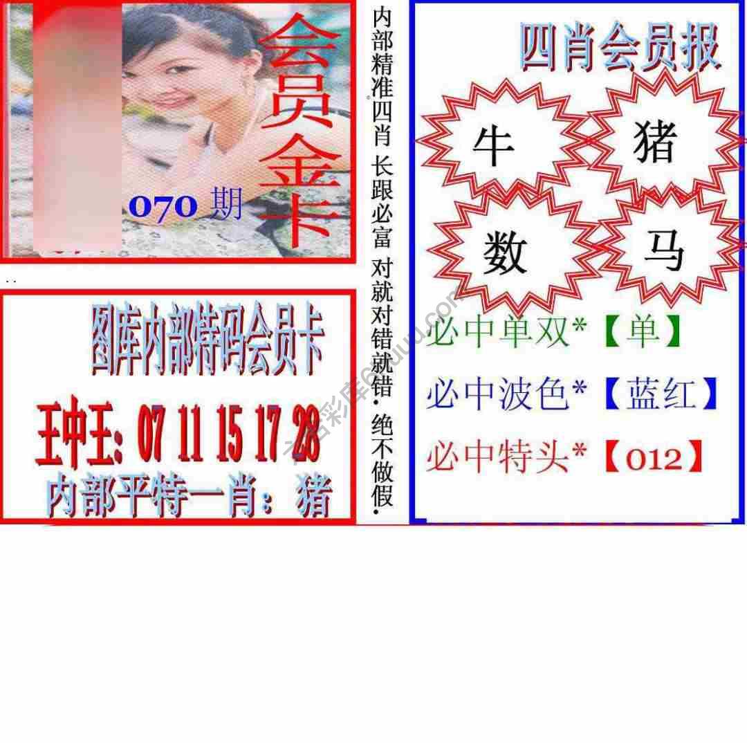 马经四肖会员报