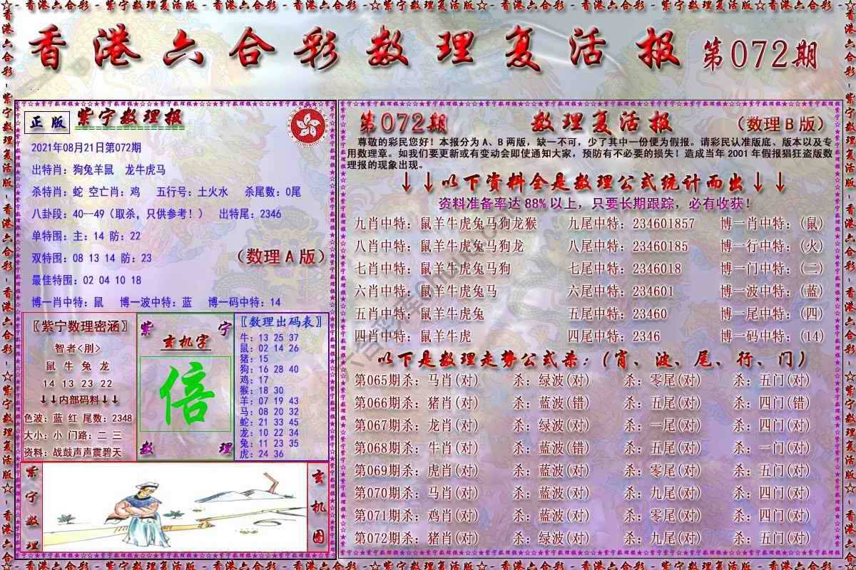 数理复活报