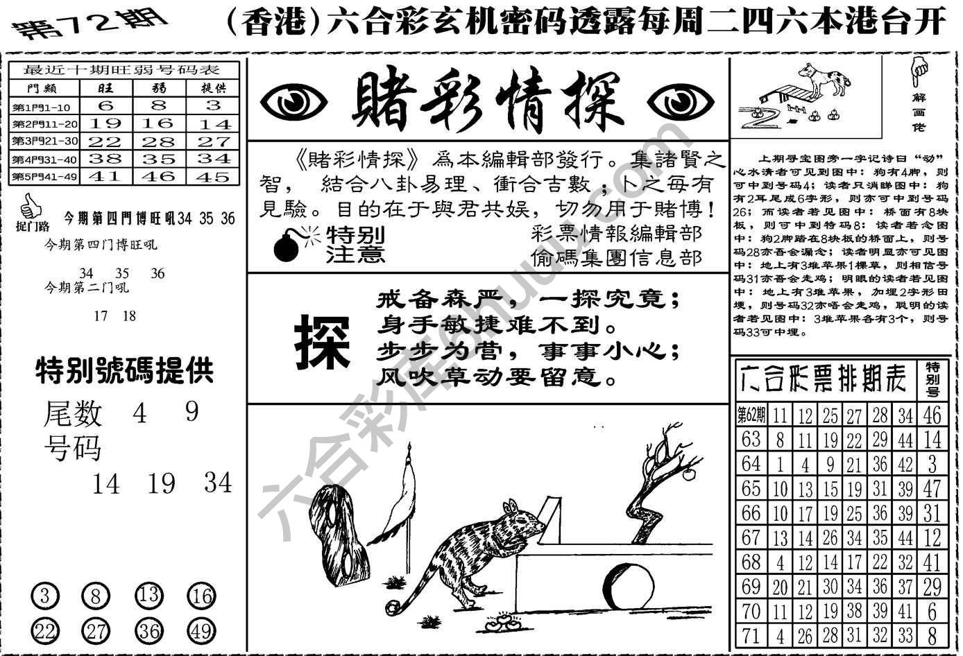 赌彩情探