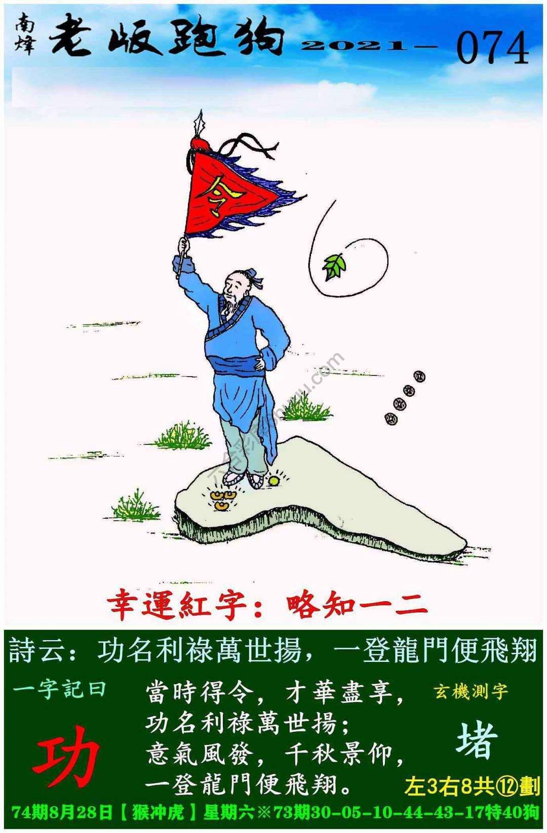 老版跑狗图