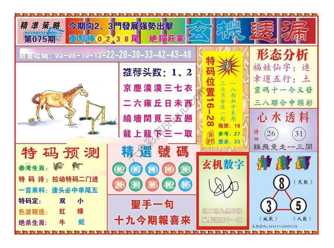 玄机透漏