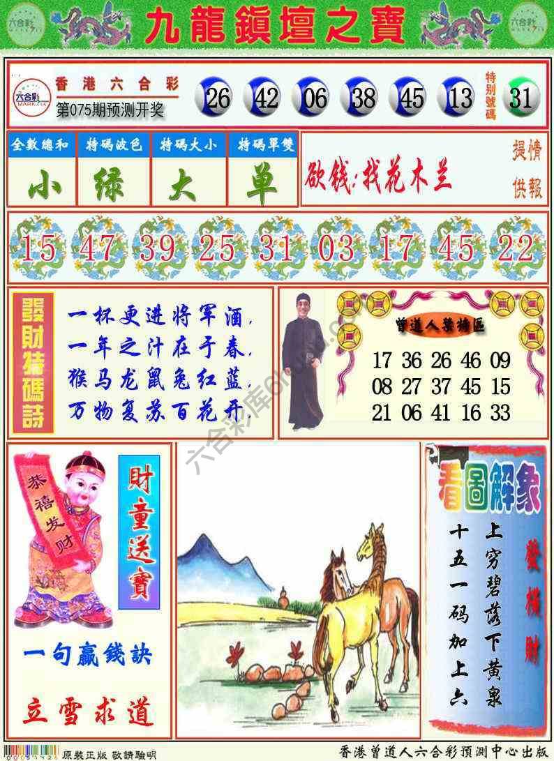 九龙挂牌解特码