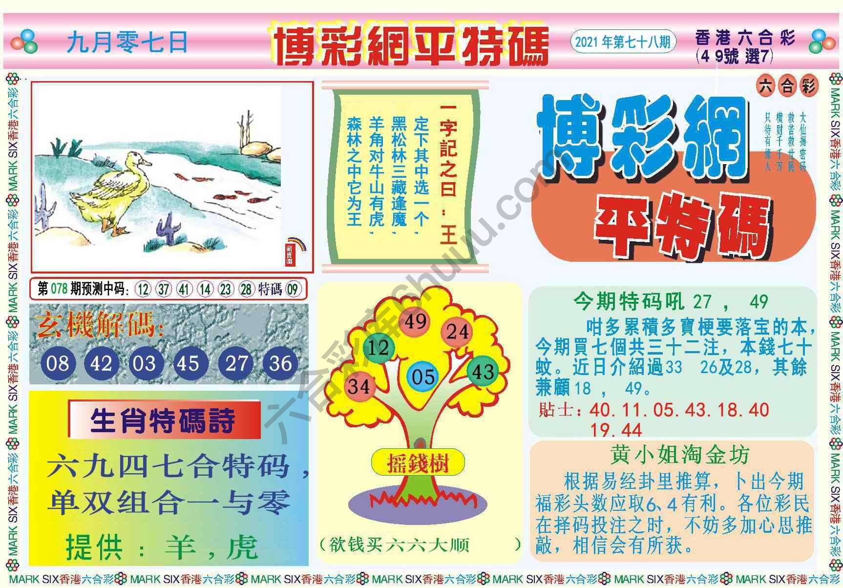 博彩网平特码
