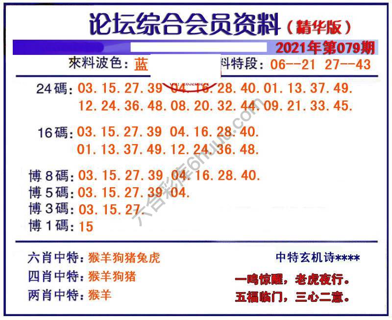 综合会员资料