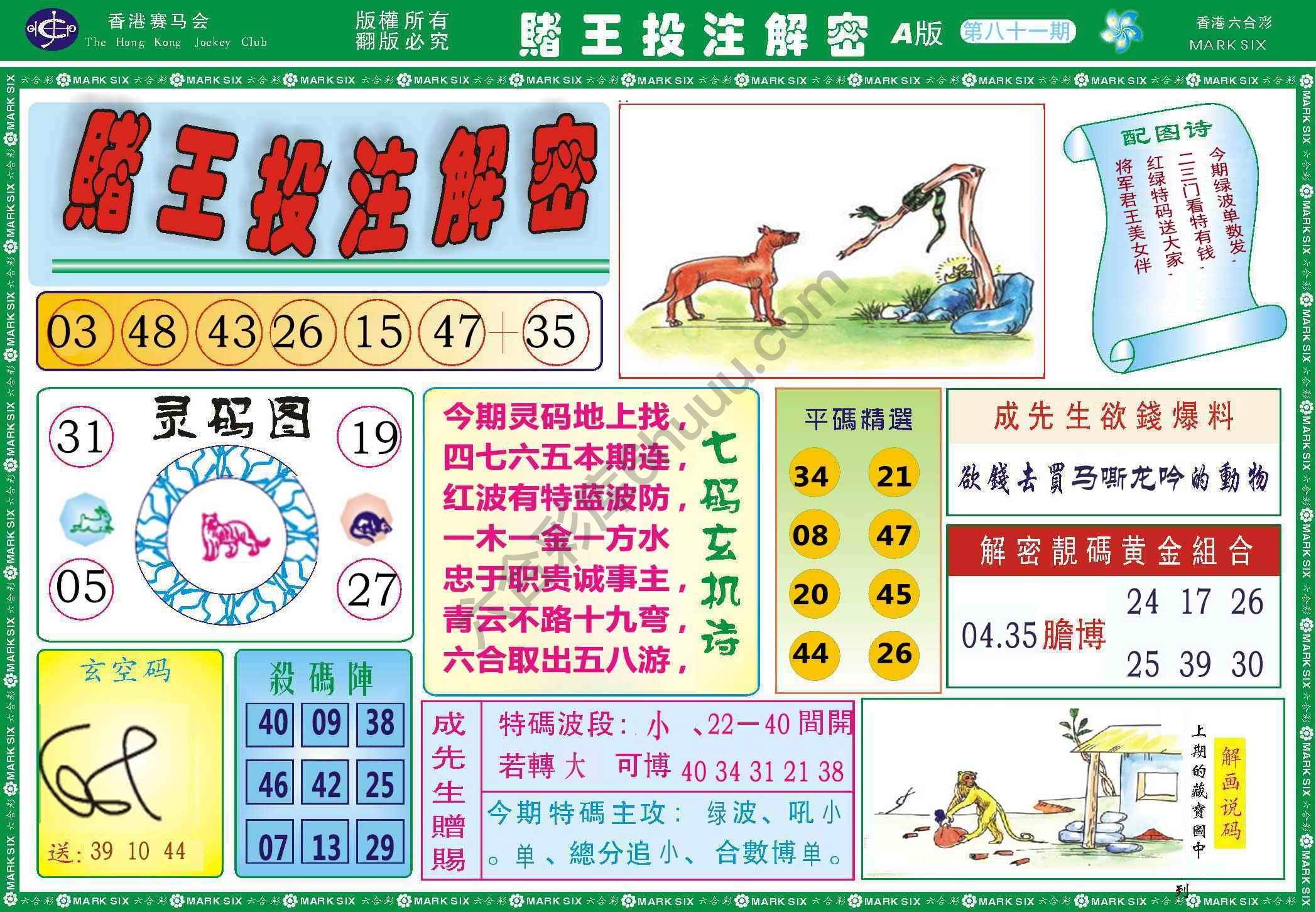 赌王投注解密