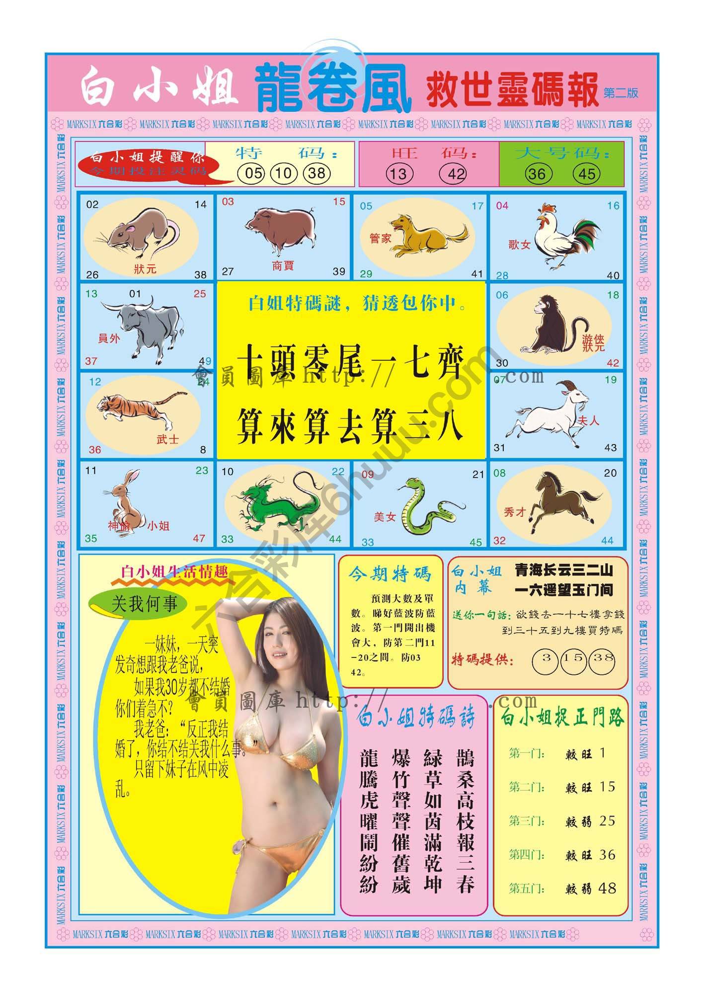 白小姐救世灵码报