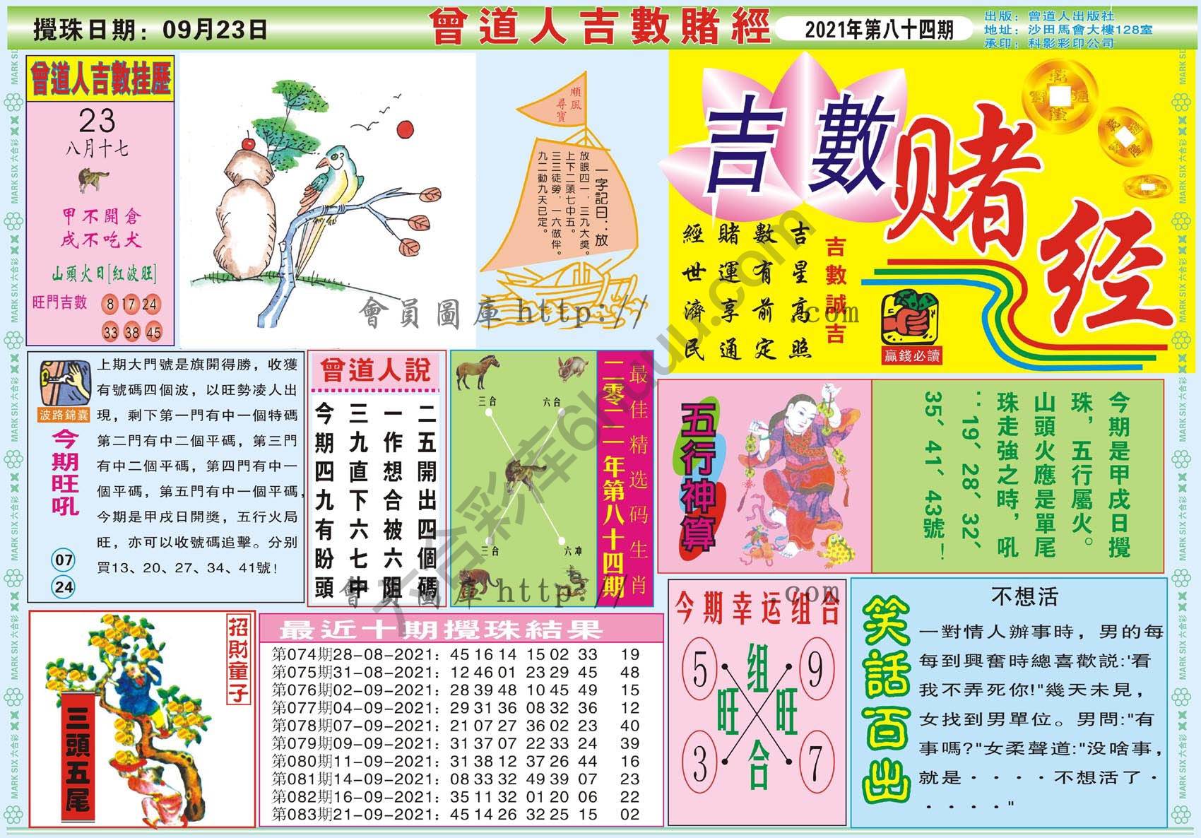 曾道人吉数赌经