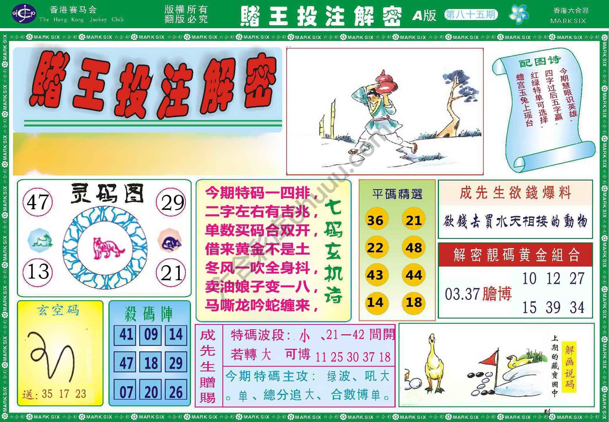 赌王投注解密