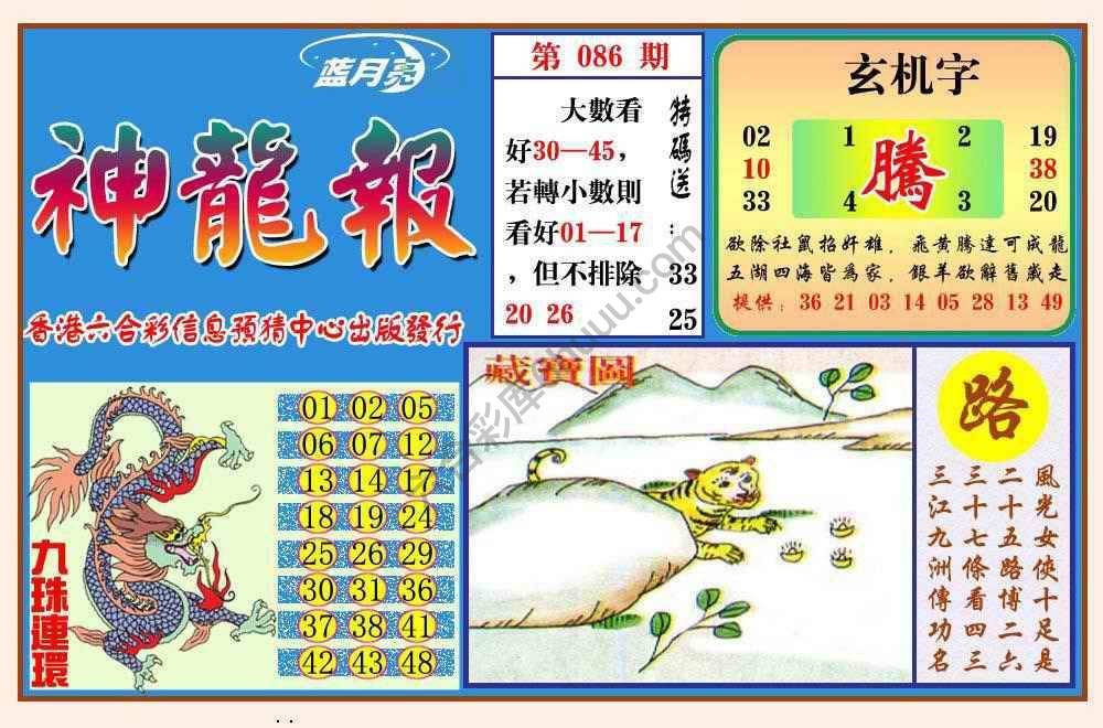 蓝月亮神龙报