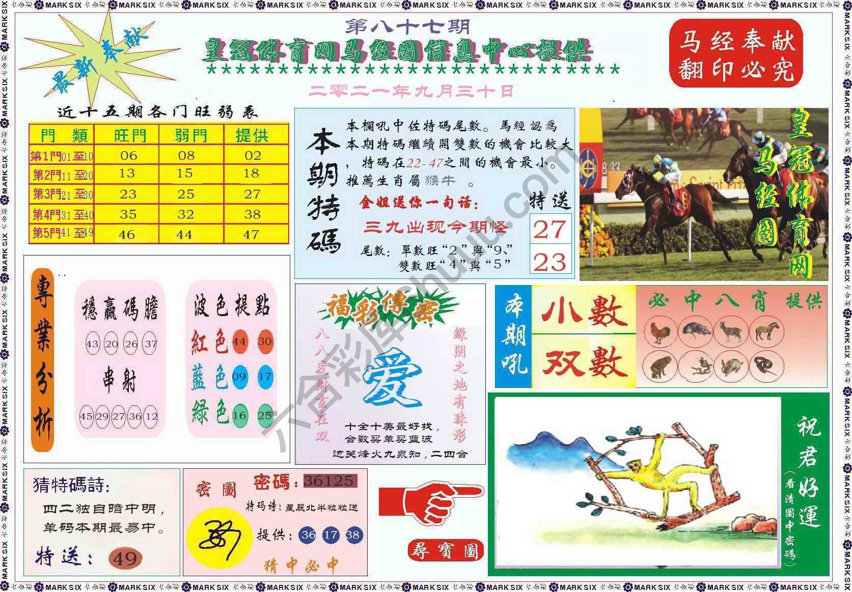 马经图记录
