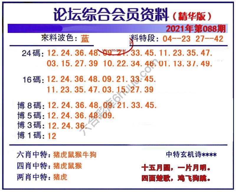 综合会员资料