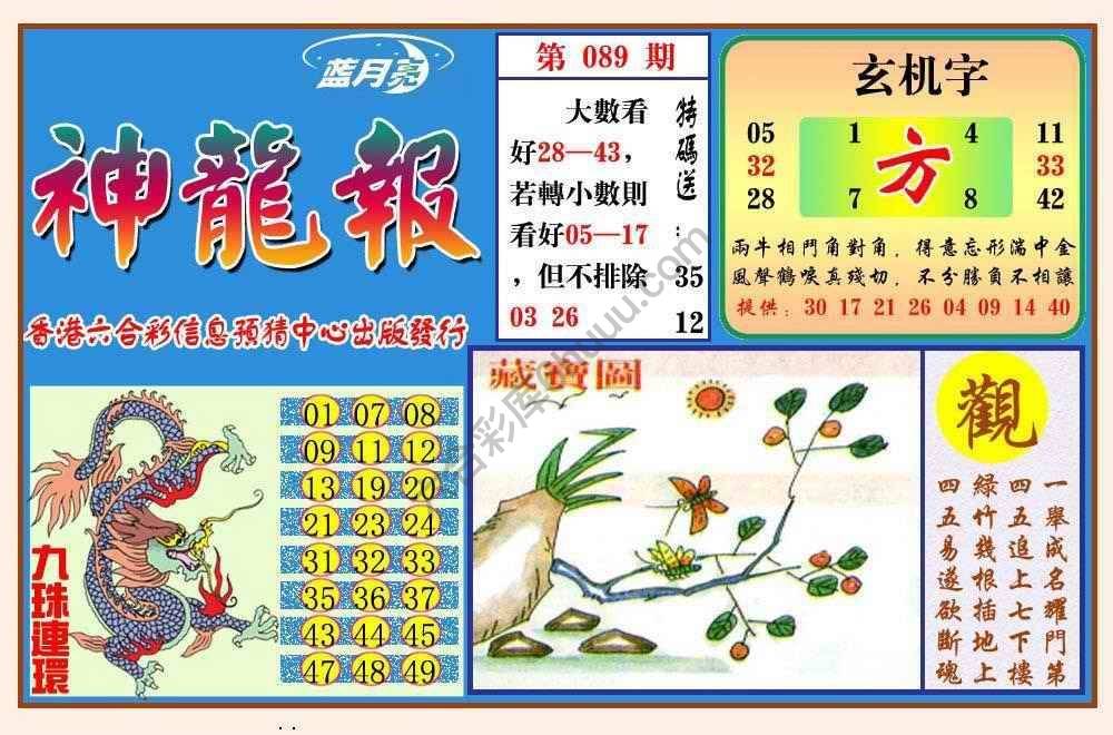 蓝月亮神龙报