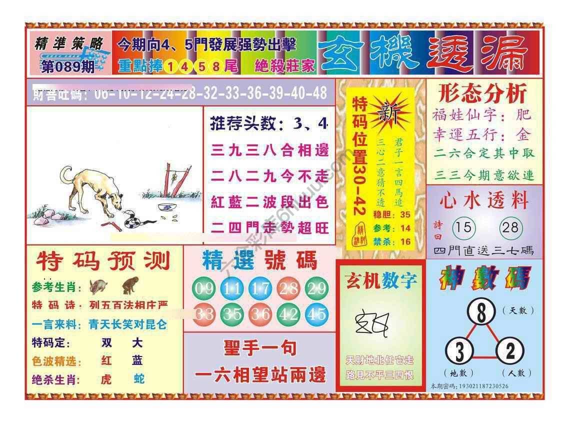 玄机透漏