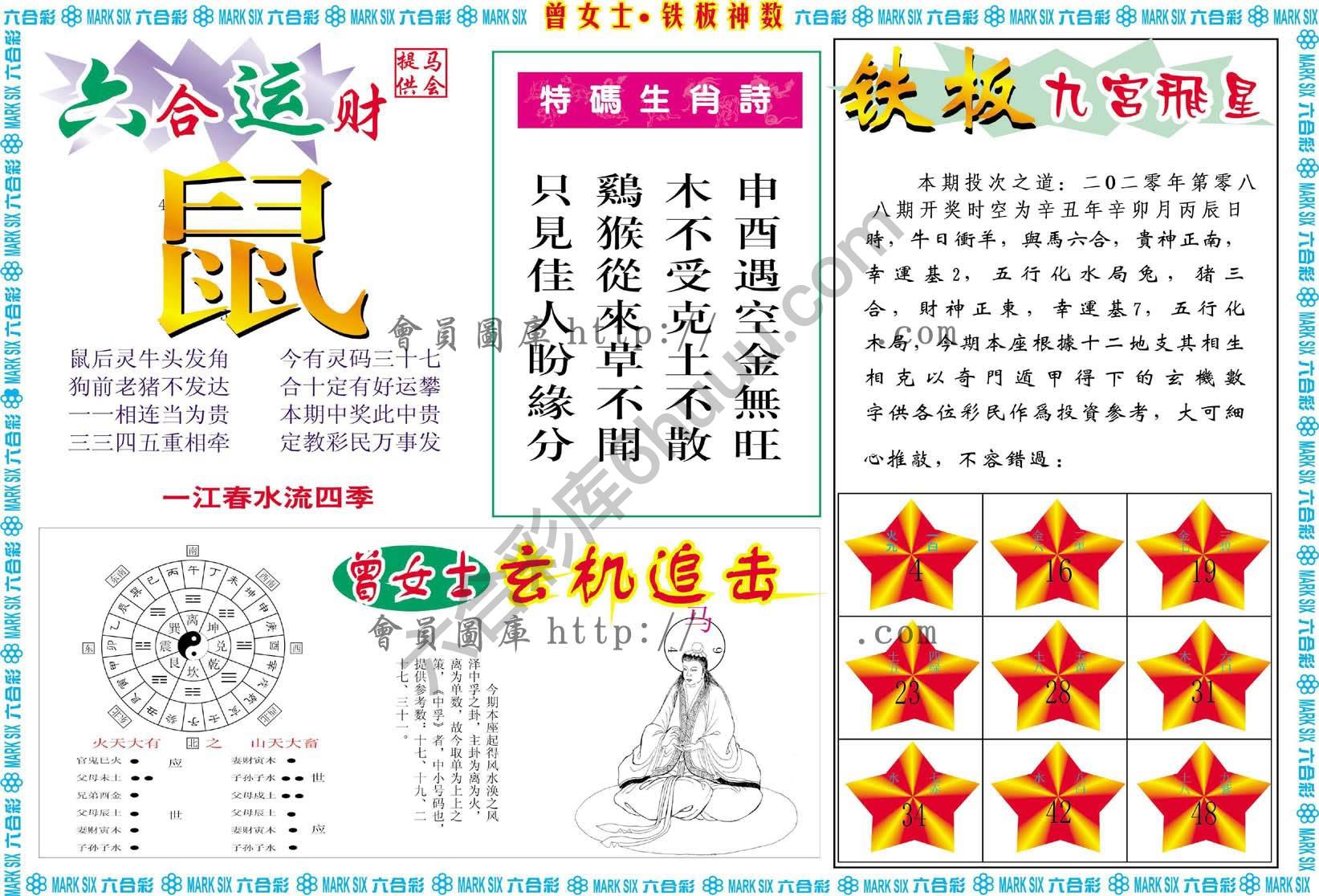 曾女士铁板神数
