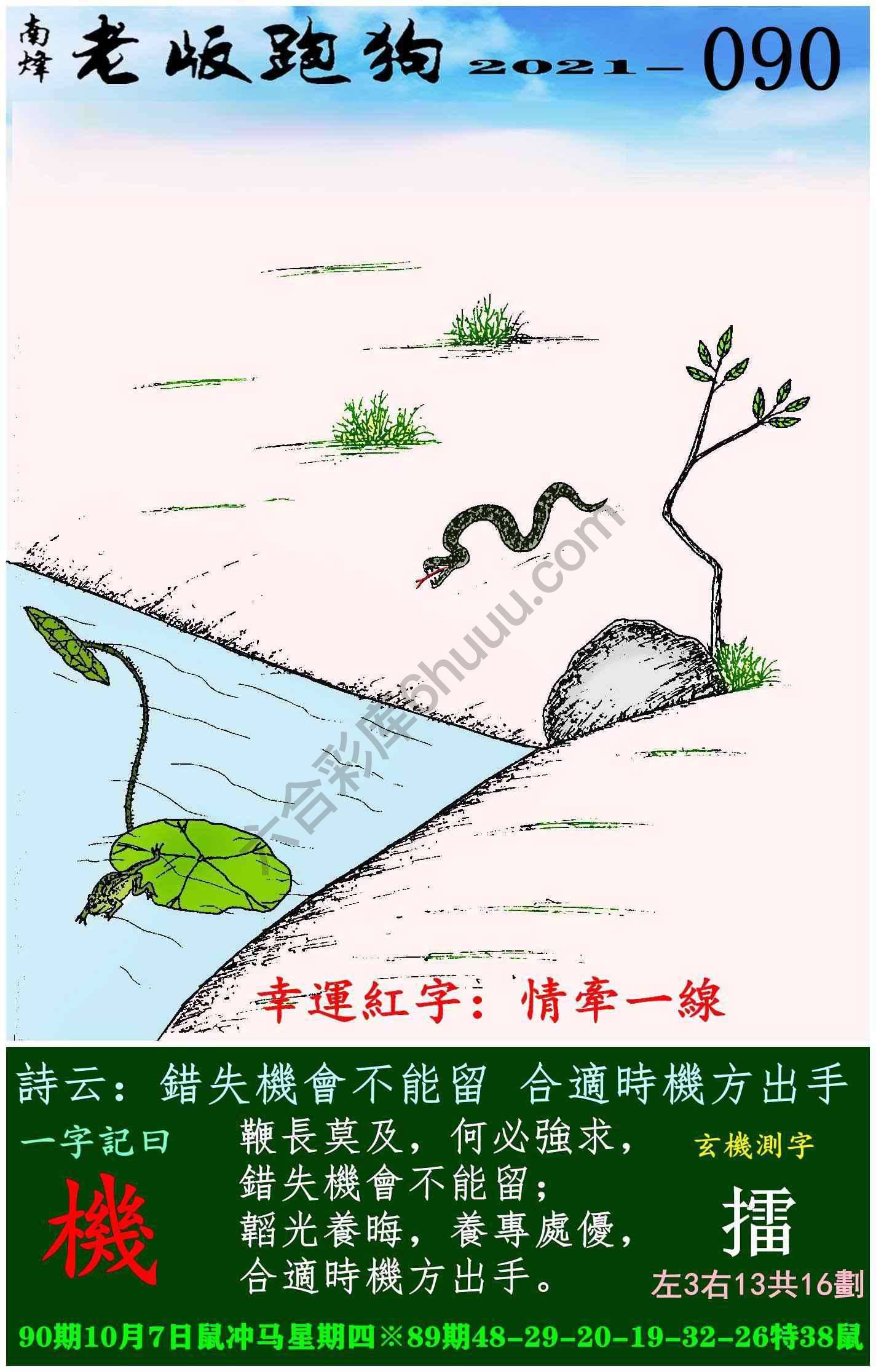老版跑狗图