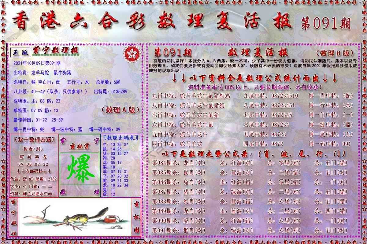 数理复活报