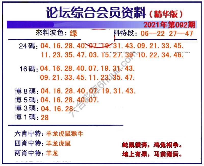 综合会员资料