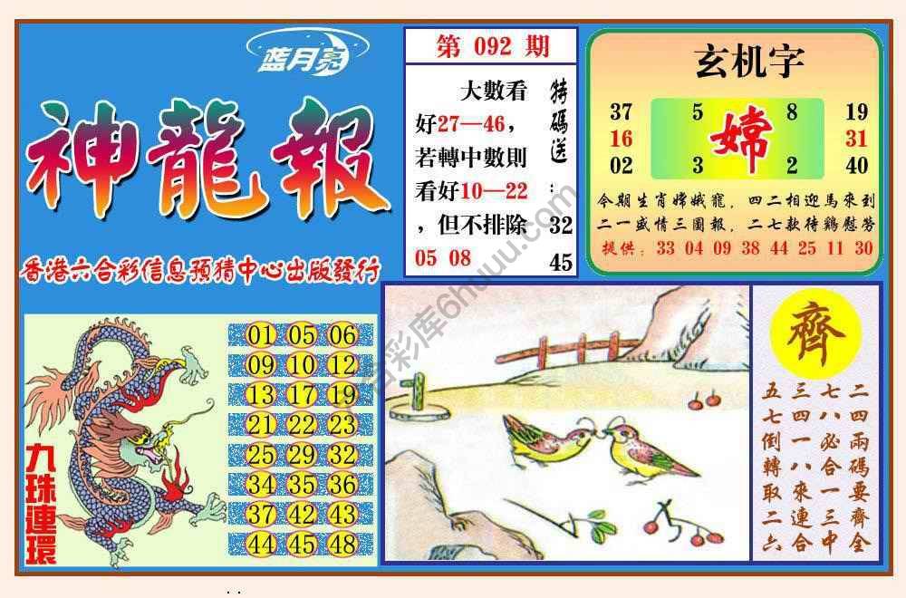 蓝月亮神龙报