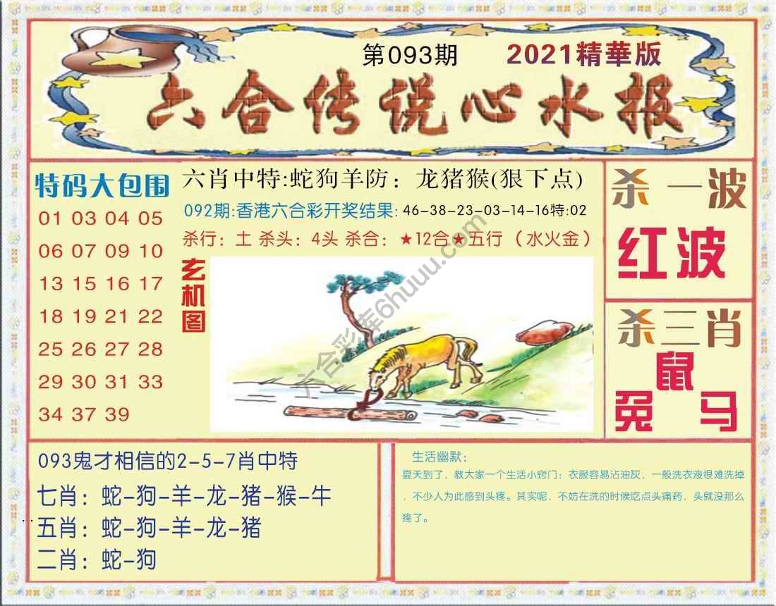 六合传说心水报