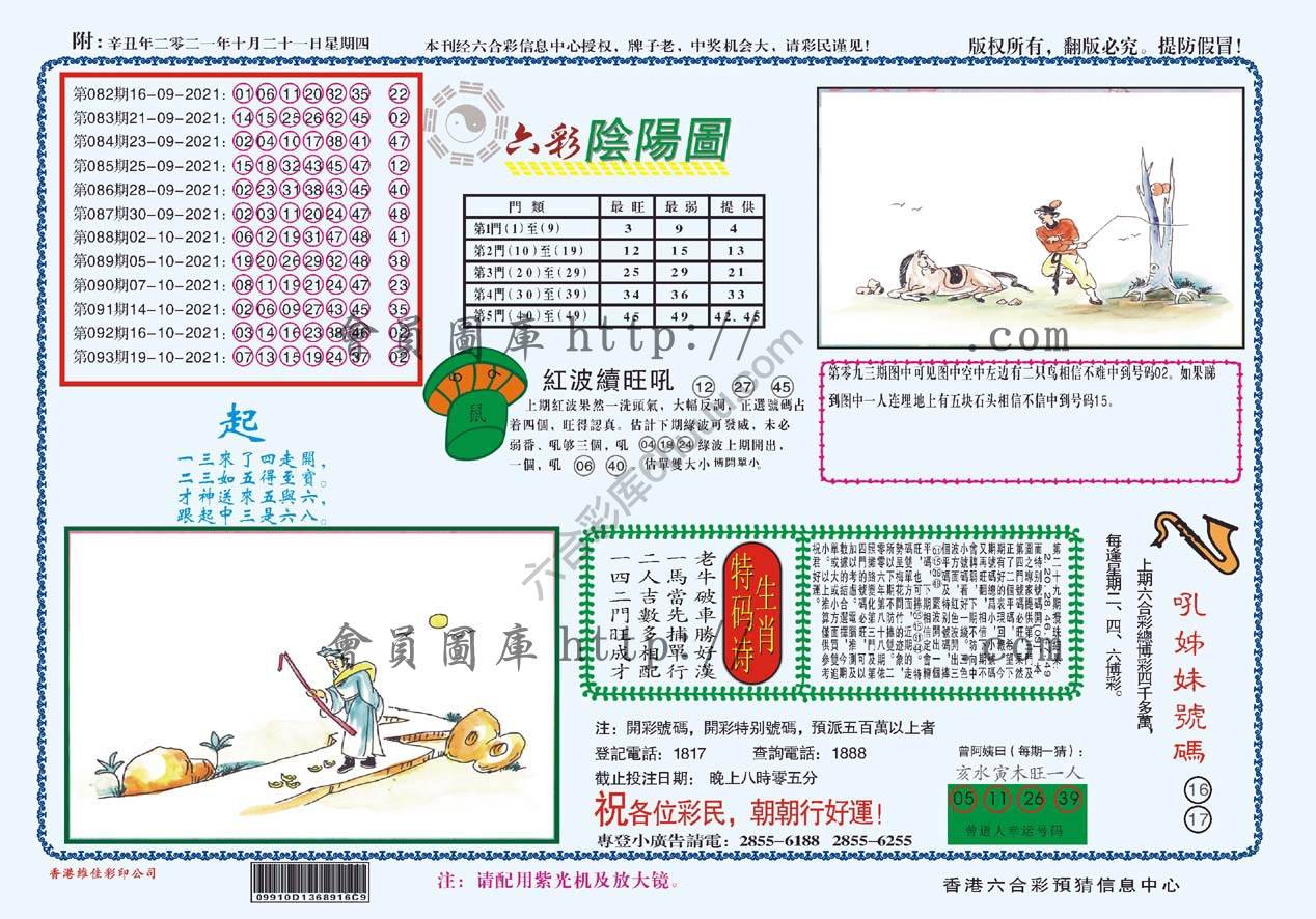 六彩阴阳图