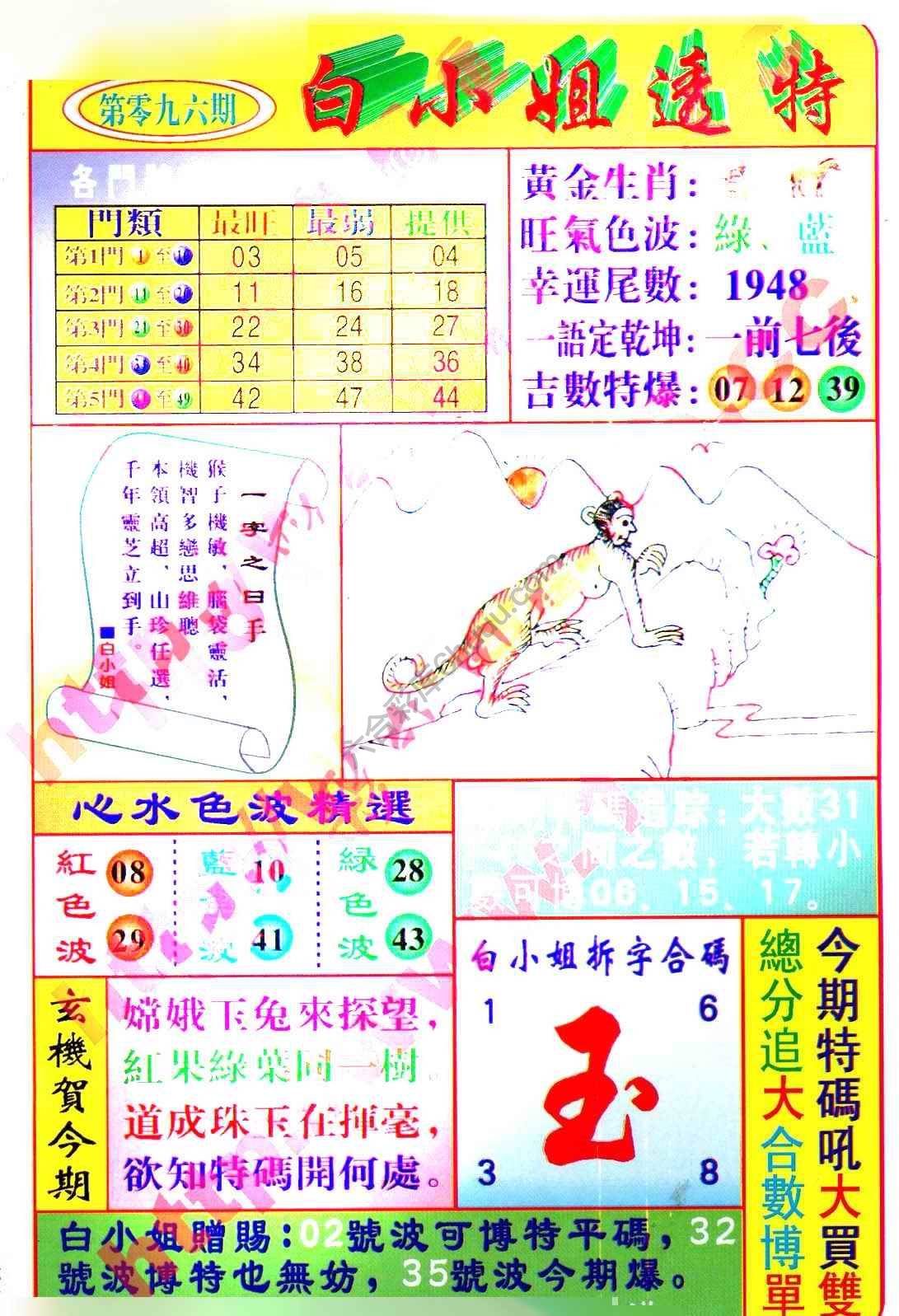 白小姐透特