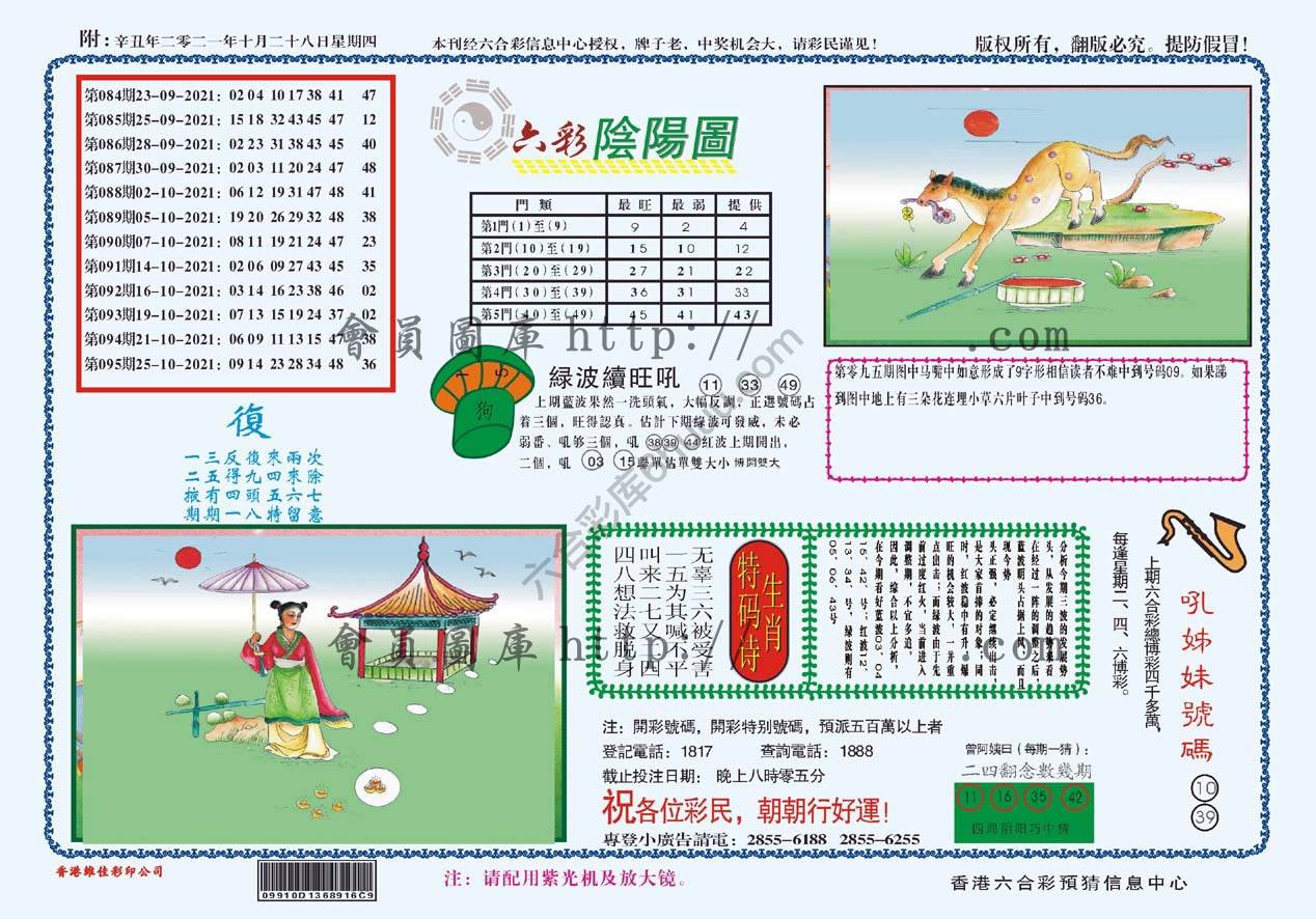 六彩阴阳图