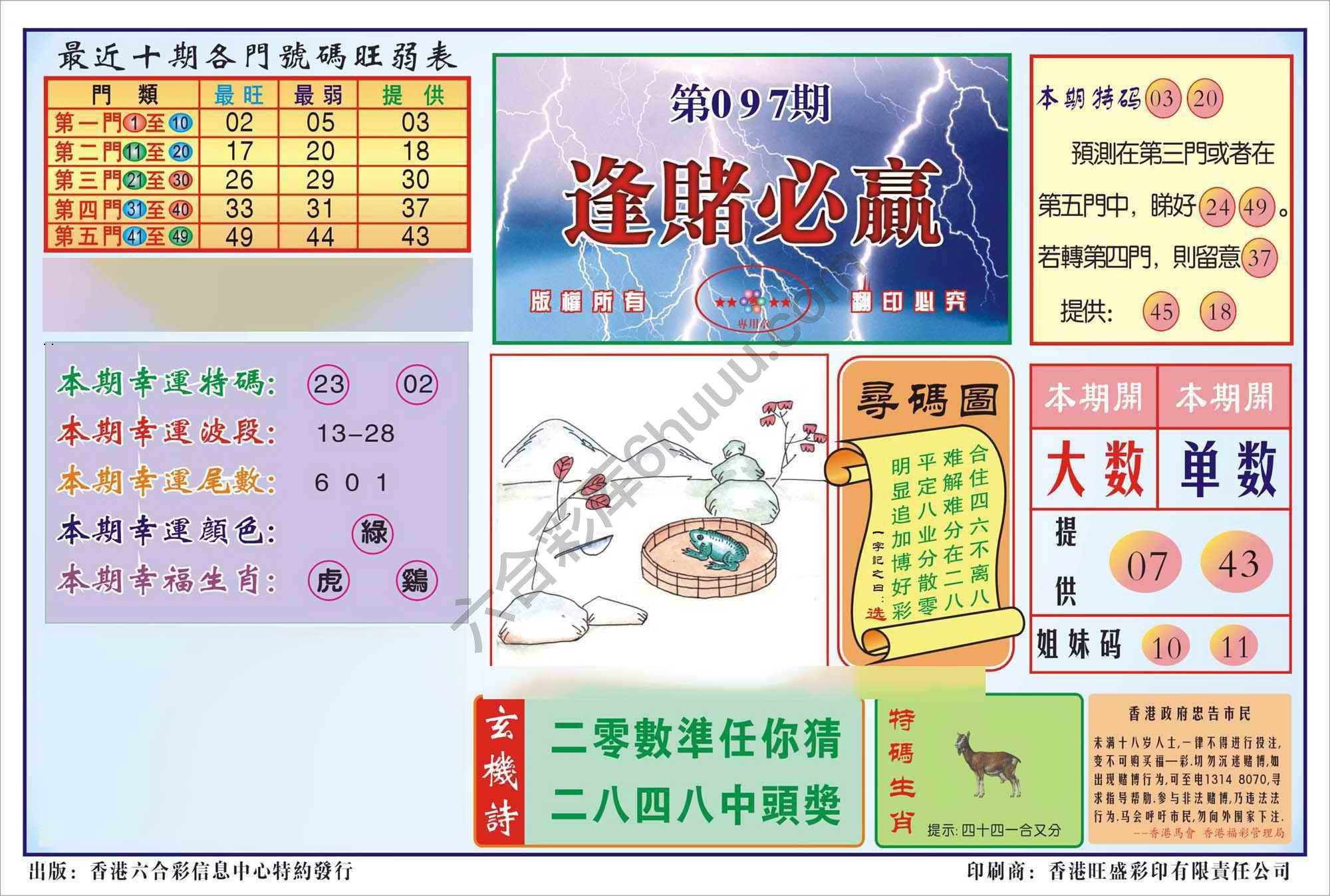 香港逢赌必羸
